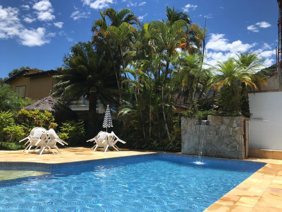 Apartamento Estilo Chale Com Piscina Ubatuba Bagian luar foto