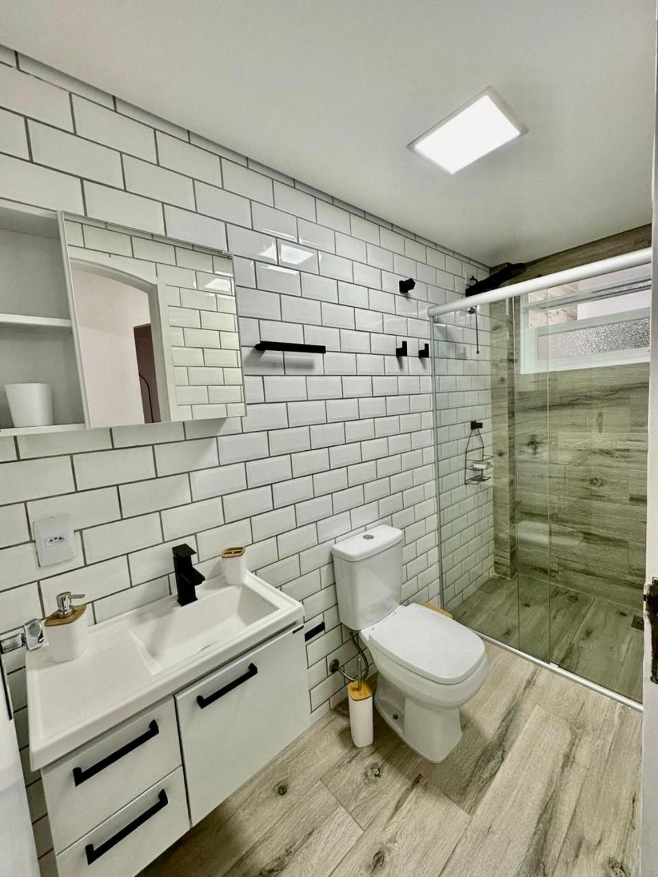 Apartamento Estilo Chale Com Piscina Ubatuba Bagian luar foto